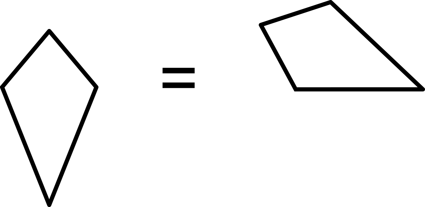 graphics_Vierecke; Quadrat mit Punkt oben