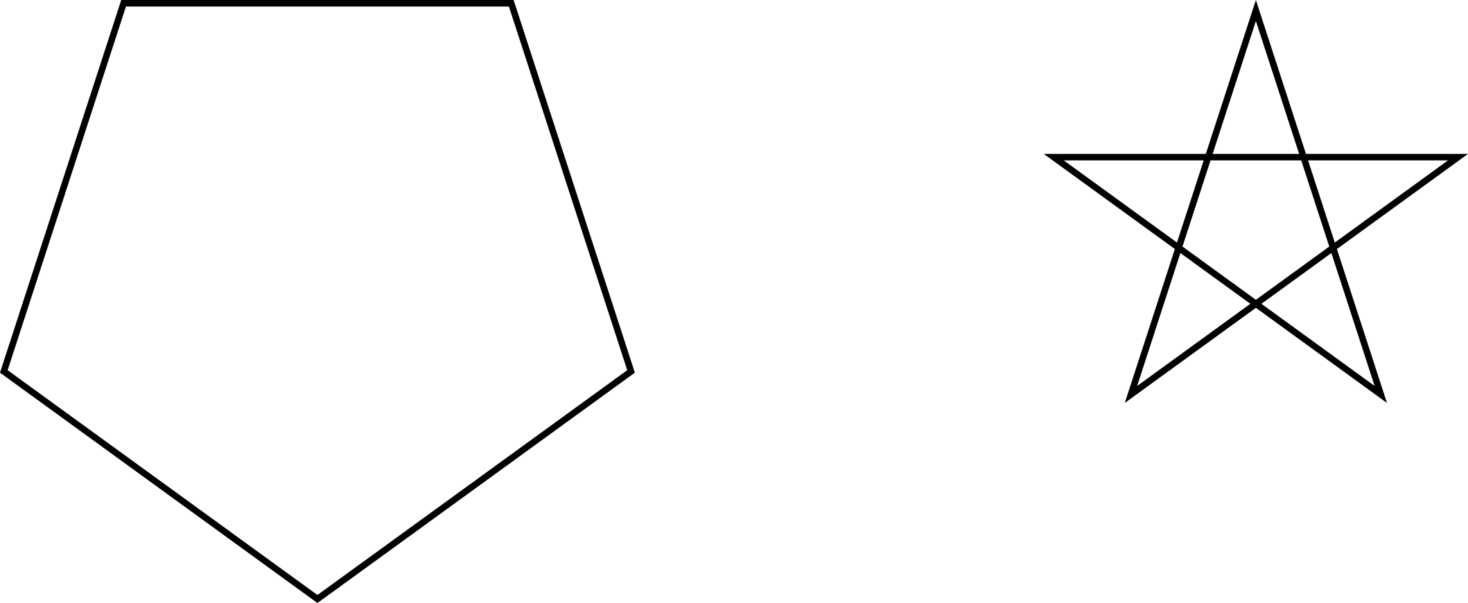 graphics_Vielecke; Fünfeck