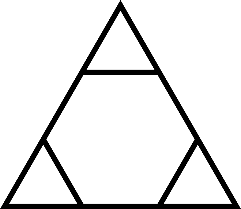 graphics_Dreiecke; Eckpunkt oben